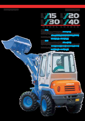 व्हील लोडर Hitachi LX 15