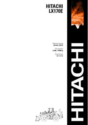 व्हील लोडर Hitachi LX 170 E