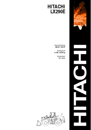 व्हील लोडर Hitachi LX 290 E