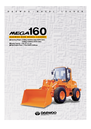 व्हील लोडर Doosan Mega 160