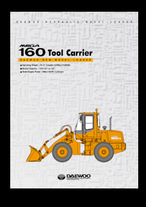 व्हील लोडर Doosan MEGA 160 TC