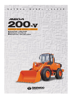 व्हील लोडर Doosan Mega 200 V