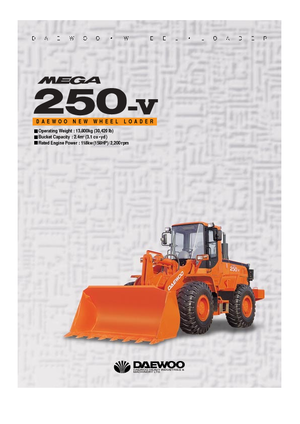 व्हील लोडर Doosan Mega 250 V