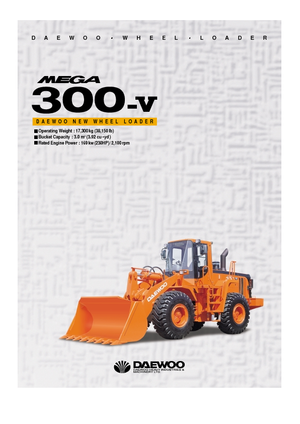 व्हील लोडर Doosan Mega 300 V