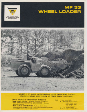 व्हील लोडर Massey Ferguson MF 33