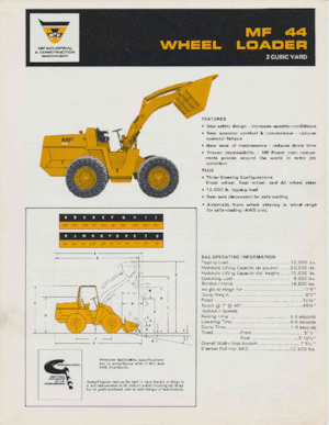 व्हील लोडर Massey Ferguson MF 44