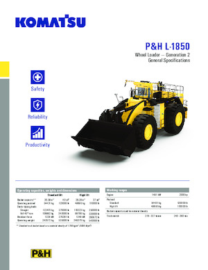 व्हील लोडर Komatsu P&H L-1850
