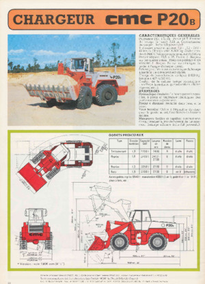 व्हील लोडर CMC P20B