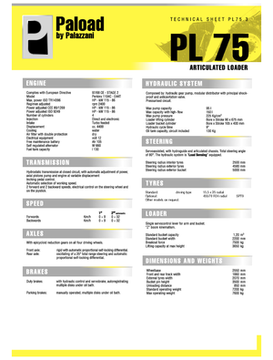 व्हील लोडर Palazzani PL 75.3