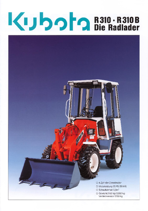 व्हील लोडर Kubota R310 B
