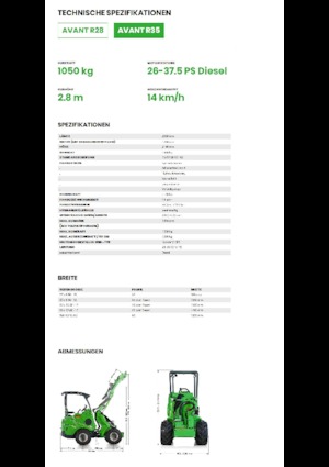 व्हील लोडर Avant Tecno R 35