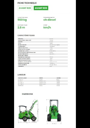 व्हील लोडर Avant Tecno R 35