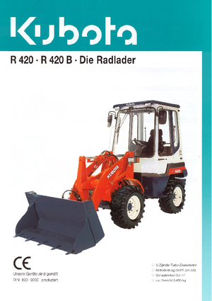 व्हील लोडर Kubota R420 B