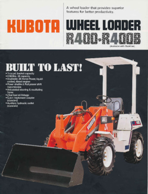 व्हील लोडर Kubota R400B
