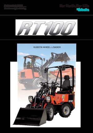 व्हील लोडर Kubota RT100