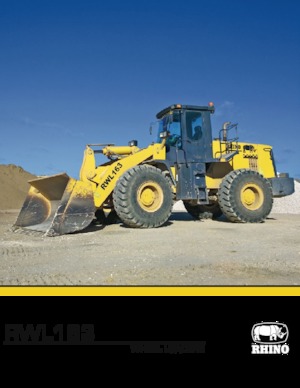 व्हील लोडर RHINO RWL163