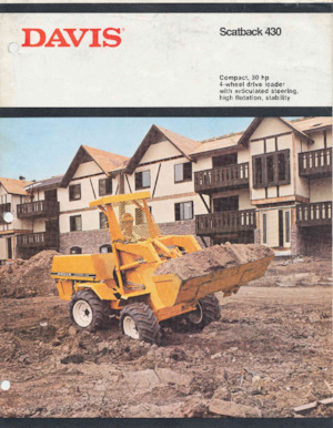 व्हील लोडर Davis Scatback 430