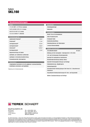 व्हील लोडर Terex-Schaeff SKL 160