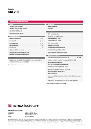 व्हील लोडर Terex-Schaeff SKL 200