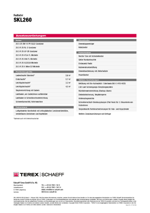 व्हील लोडर Terex-Schaeff SKL 260