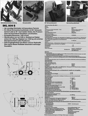 व्हील लोडर Terex-Schaeff SKL 809 S