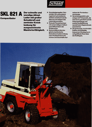व्हील लोडर Terex-Schaeff SKL 821 A
