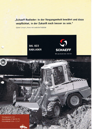 व्हील लोडर Terex-Schaeff SKL 823