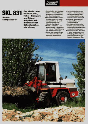 व्हील लोडर Terex-Schaeff SKL 831 A
