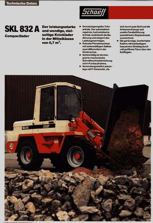 व्हील लोडर Terex-Schaeff SKL 832 A