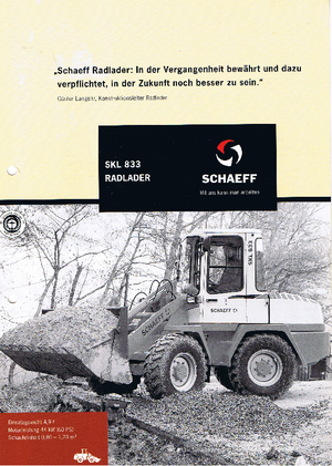 व्हील लोडर Terex-Schaeff SKL 833