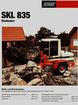 व्हील लोडर Terex-Schaeff SKL 835