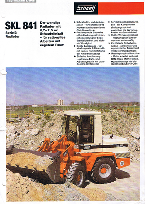 व्हील लोडर Terex-Schaeff SKL 841 B