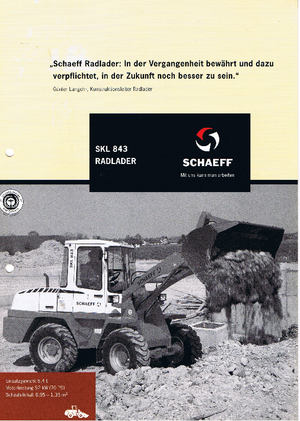 व्हील लोडर Terex-Schaeff SKL 843
