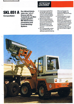 व्हील लोडर Terex-Schaeff SKL 851 A