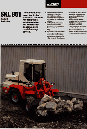 व्हील लोडर Terex-Schaeff SKL 851