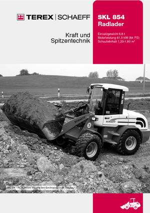 व्हील लोडर Terex-Schaeff SKL 854