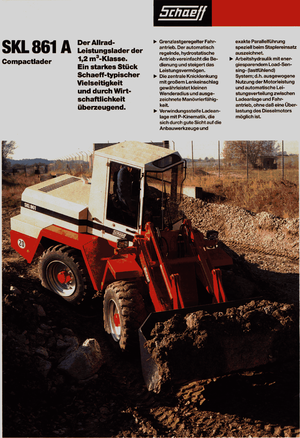 व्हील लोडर Terex-Schaeff SKL 861 A