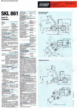 व्हील लोडर Terex-Schaeff SKL 861 B