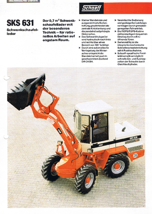 व्हील लोडर Terex-Schaeff SKS 631