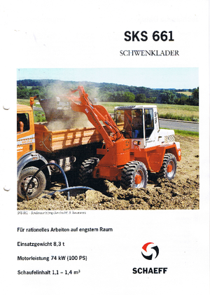 व्हील लोडर Terex-Schaeff SKS 661