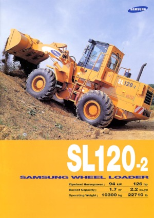 व्हील लोडर Samsung SL 120-2