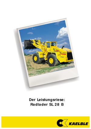 व्हील लोडर Terex-Kaelble SL 28 B