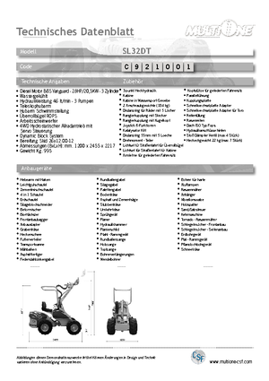 व्हील लोडर Multione SL 32 DT