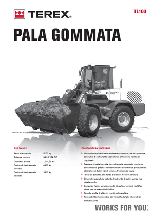 व्हील लोडर Terex TL 100