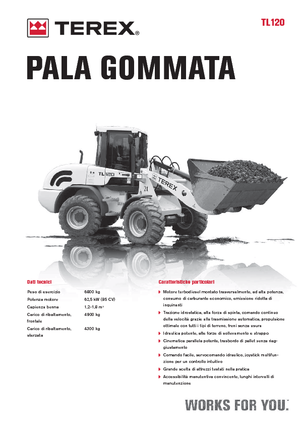 व्हील लोडर Terex TL 120