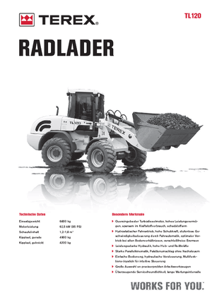 व्हील लोडर Terex TL 120