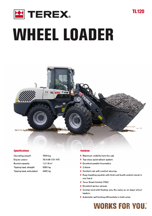 व्हील लोडर Terex TL 120