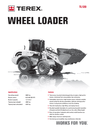 व्हील लोडर Terex TL 120