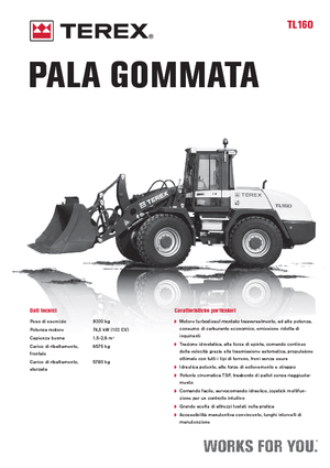 व्हील लोडर Terex TL 160