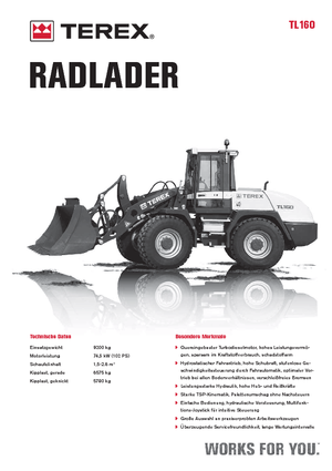 व्हील लोडर Terex TL 160